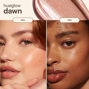 Live Tinted Hueglow Drops Highlighter + Kabuki Brush Duo Bronzer Makeup